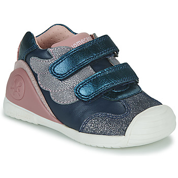 Schuhe Mädchen Sneaker Low Biomecanics BIOGATEO CASUAL Marine / Rosa