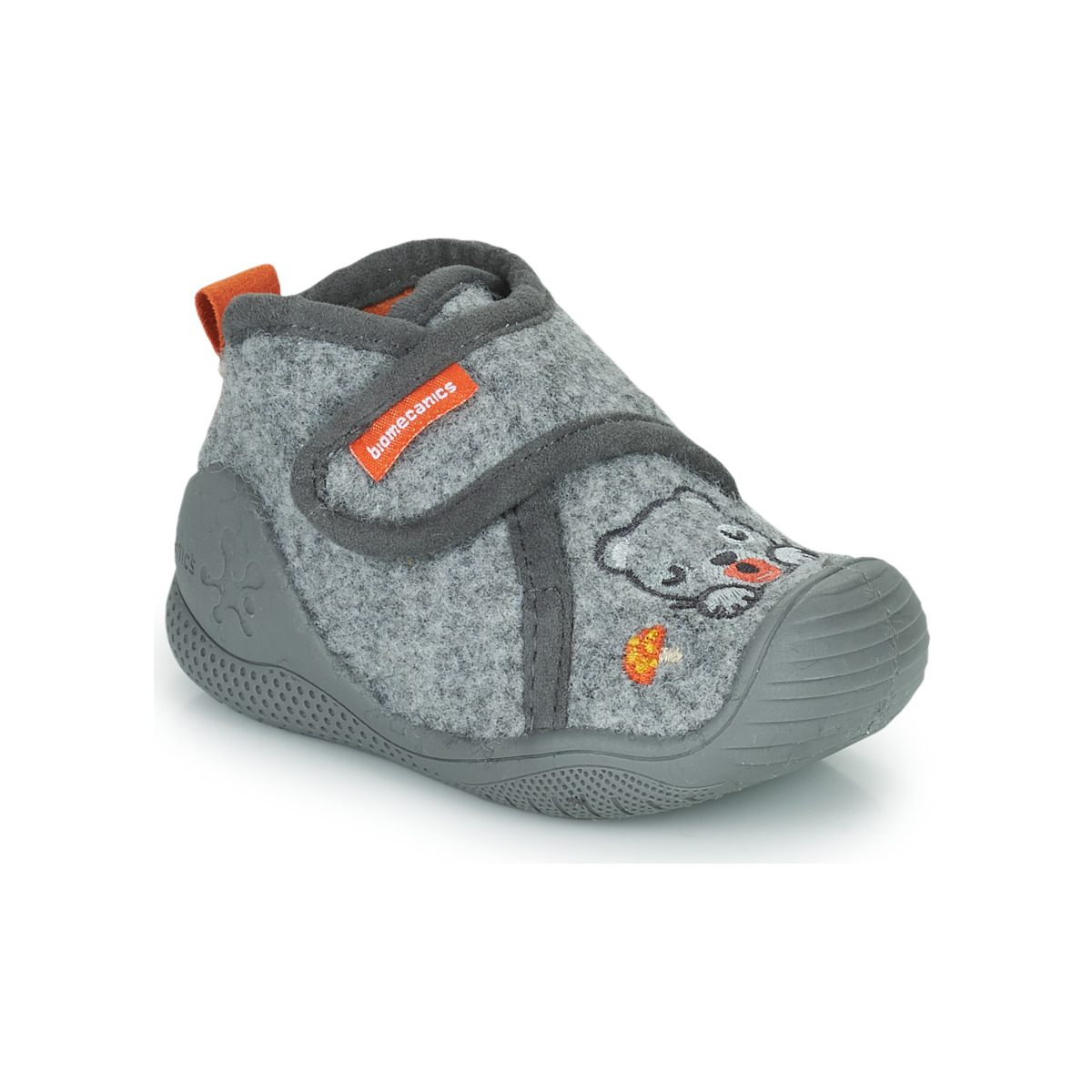 Schuhe Kinder Hausschuhe Biomecanics BIOHOME Grau