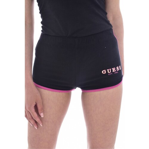Kleidung Damen Shorts / Bermudas Guess E1GD06 SG00M Schwarz