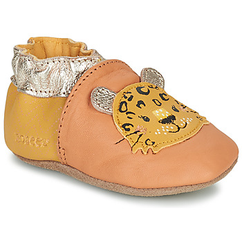 Schuhe Mädchen Babyschuhe Robeez LEOPARDO Camel