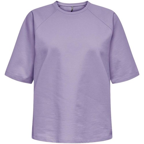 Kleidung Damen T-Shirts & Poloshirts Only  Violett