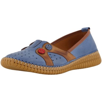 Schuhe Damen Slipper Gemini Slipper Anillina Slipper 332844-083 Blau