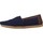 Schuhe Herren Leinen-Pantoletten mit gefloch Toms 10017681 Blau