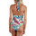 Kleidung Damen Badeanzug Admas Vorgeformter einteiliger Neckholder-Badeanzug Tropical Other