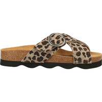 Schuhe Damen Pantoffel Shepherd Hausschuhe Leopard