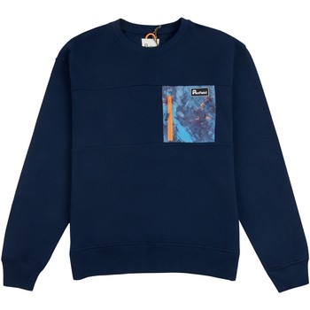 Kleidung Herren Sweatshirts Penfield Sweatshirt  Bear Camo Filled Graphic Blau