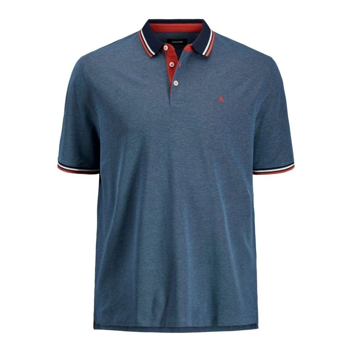 Kleidung Herren T-Shirts & Poloshirts Jack & Jones 12143859 PAULOS POLO SS-DENIM BLUE Blau