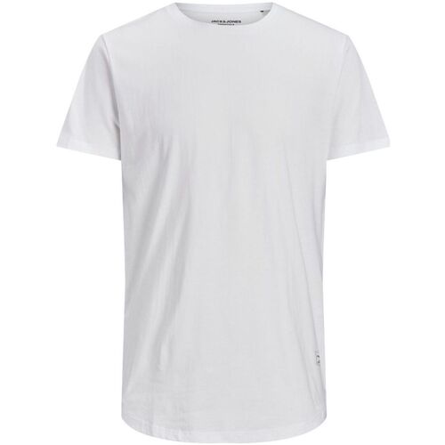 Kleidung Herren T-Shirts & Poloshirts Jack & Jones 12184933 NOA TEE-WHITE Weiss