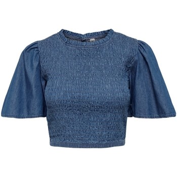 Kleidung Damen T-Shirts Jacqueline De Yong 15261338 Blau