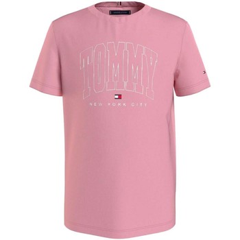 Kleidung Jungen T-Shirts & Poloshirts Tommy Hilfiger  Rosa
