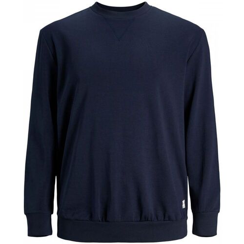 Kleidung Herren Sweatshirts Jack & Jones 12182567 BASIC CREW-NAVY BLAZER Blau