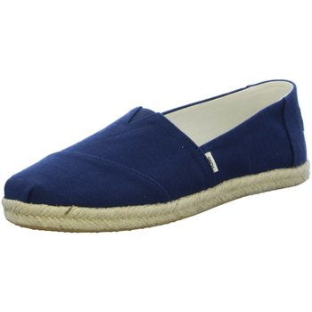 Schuhe Damen Slipper Toms Slipper 10016255 blau