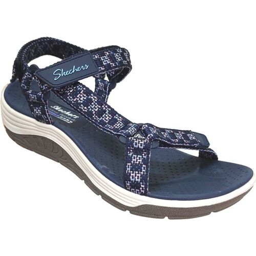 Schuhe Damen Sandalen / Sandaletten Skechers Reggae cup Blau