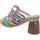 Schuhe Damen Pantoffel Laura Vita Lilio 05 Multicolor