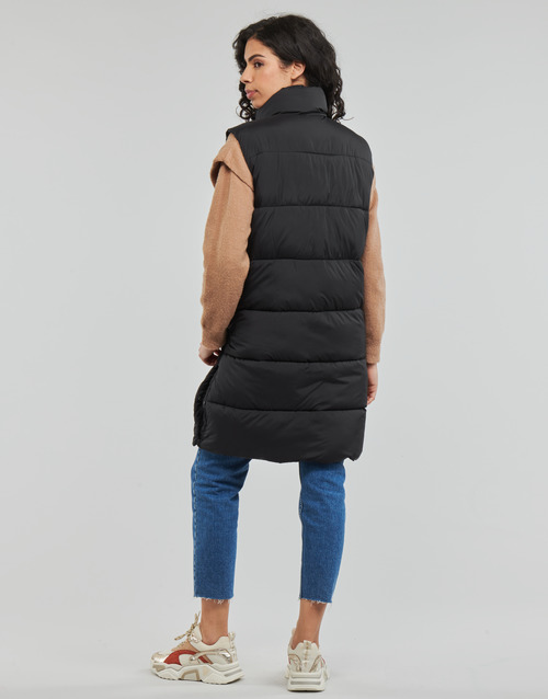 Superdry STUDIOS LONGLINE QUILTED GILET Schwarz