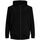 Kleidung Herren Sweatshirts Jack & Jones 12182493 BASIC SWEAT ZIP-BLACK Schwarz