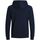 Kleidung Herren Sweatshirts Jack & Jones 12182493 BASIC SWEAT ZIP-NAVY BLAZER Blau