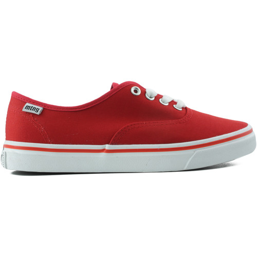 Schuhe Mädchen Sneaker Low Mustang Old MUSTANG CANVAS Rot