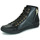 Schuhe Damen Sneaker High Pataugas LATSA MIX Schwarz / Gold