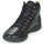 Schuhe Damen Sneaker High Pataugas PALME MIX Schwarz / Gold