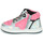 Schuhe Mädchen Sneaker High Chicco CEZARY Rosa / Silbern