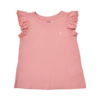 Kleidung Mädchen T-Shirts Polo Ralph Lauren 311869391001 Rosa