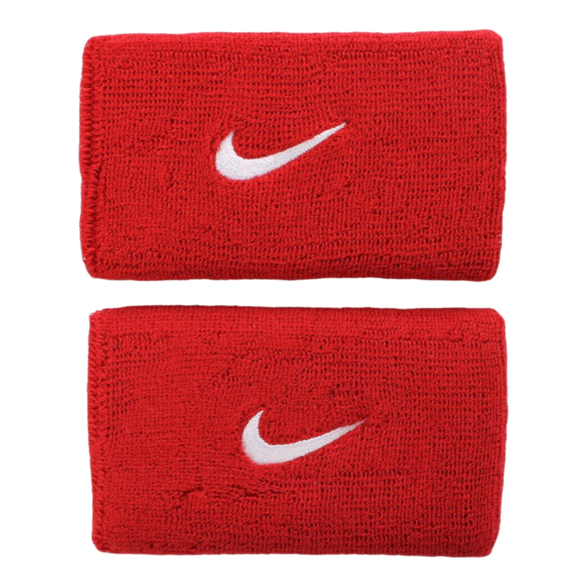 Accessoires Sportzubehör Nike Swoosh Doublewide Wristbands Rot