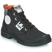 Schuhe Sneaker High Palladium SP20 OVERLAB Schwarz / Orange