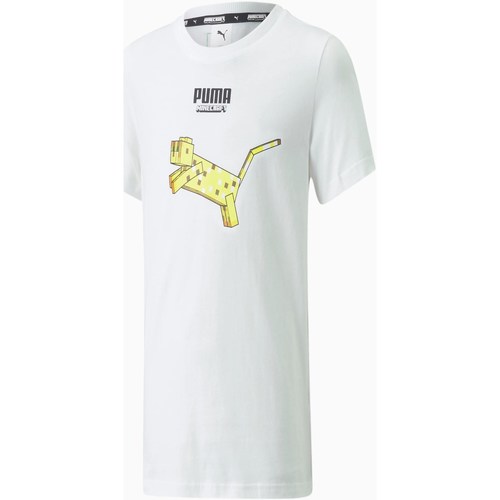 Kleidung Jungen T-Shirts Puma 533435 Weiss