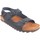 Schuhe Herren Multisportschuhe Interbios INTER BIOS 9567-sm Herrensandale blau Blau