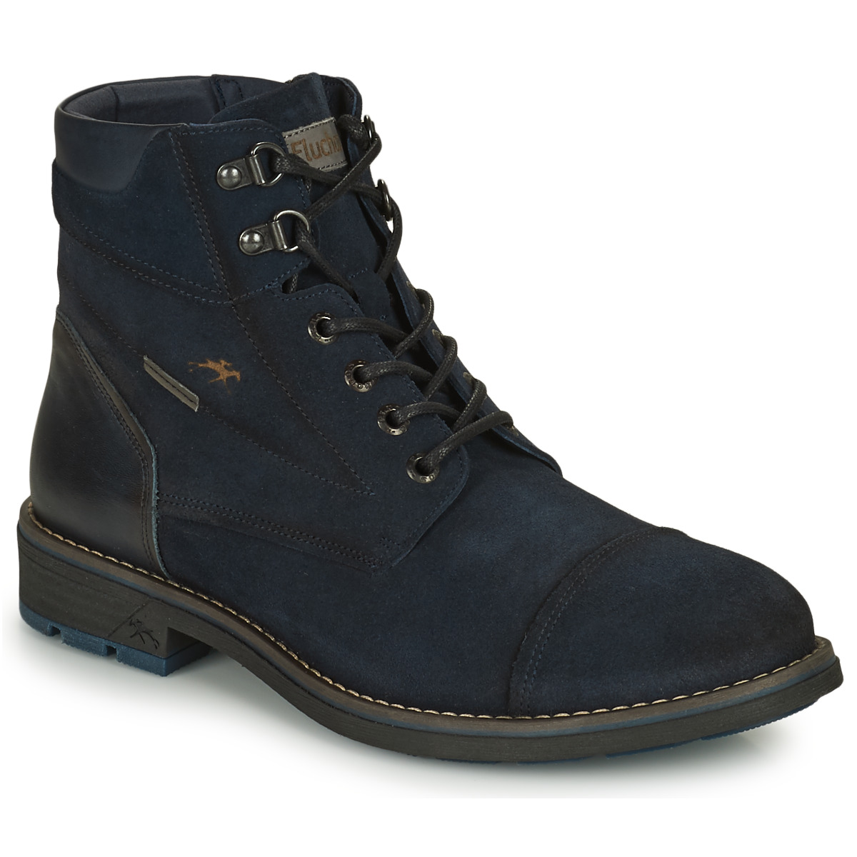 Schuhe Herren Boots Fluchos 1342-AFELPADO-MARINO Marine