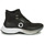 Schuhe Damen Sneaker High Fluchos AT115-BLACK Schwarz