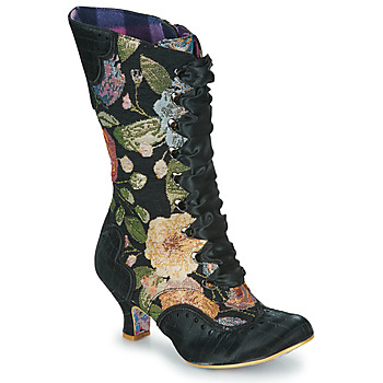 Schuhe Damen Klassische Stiefel Irregular Choice CHIMNEY SMOKE Schwarz / Multicolor
