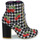 Schuhe Damen Low Boots Irregular Choice FRUITY PICNIC Schwarz / Weiss