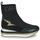 Schuhe Damen Sneaker High Café Noir C1DN9550-N001 Schwarz
