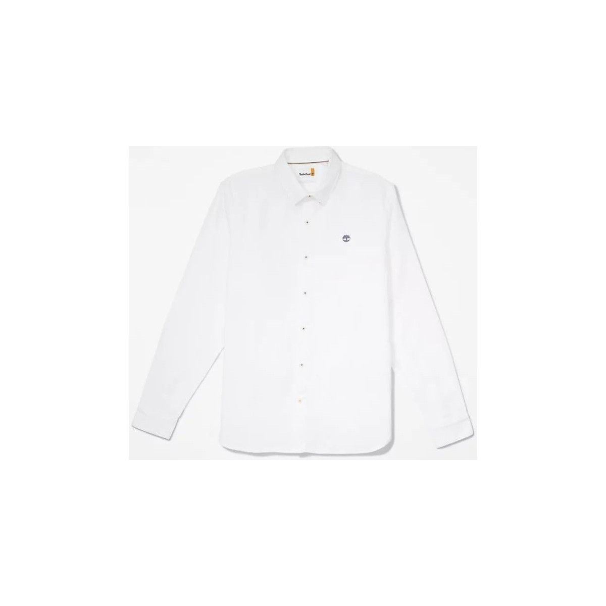 Kleidung Herren Langärmelige Hemden Timberland TB0A2DC31001 - LINEN SHIRT-WHITE Weiss