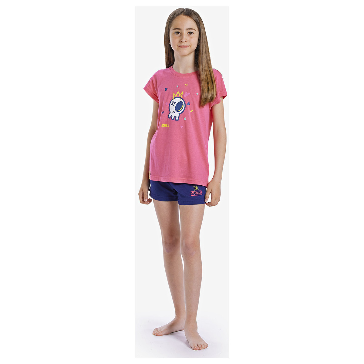 Kleidung Mädchen Pyjamas/ Nachthemden Munich CH1400 Multicolor
