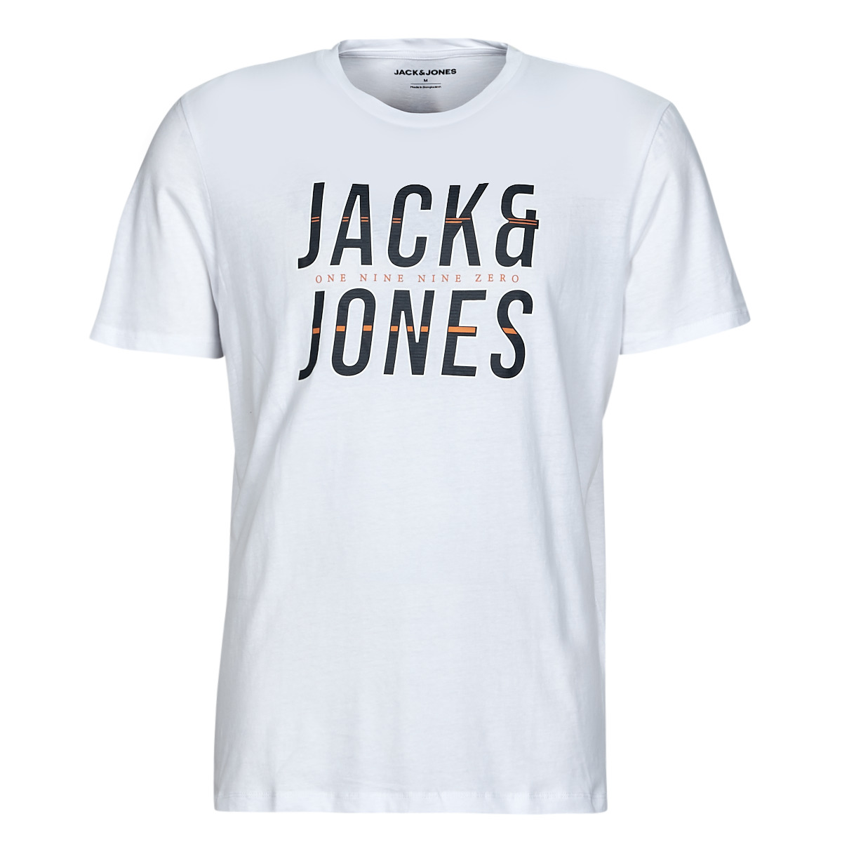Kleidung Herren T-Shirts Jack & Jones JJXILO TEE SS CREW NECK Weiss