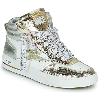 Schuhe Damen Sneaker High Semerdjian QUITO Gold / Weiss