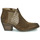 Schuhe Damen Low Boots Casta DIRCK Braun / Gold