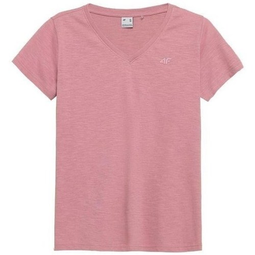 Kleidung Damen T-Shirts 4F TSD352 Rosa
