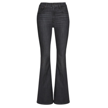 Kleidung Damen Flare Jeans/Bootcut Levi's 726  HR FLARE Verwaschen / Schwarz