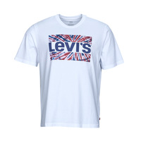 Kleidung Herren T-Shirts Levi's SS RELAXED FIT TEE Tie-dye / Weiss