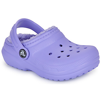 Schuhe Kinder Pantoletten / Clogs Crocs Classic Lined Clog T Blau