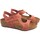 Schuhe Damen Multisportschuhe Interbios Damensandale INTER BIOS 5316 Fliese Rot