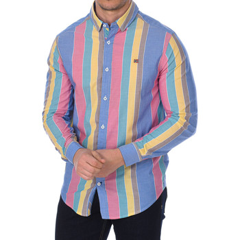 Kleidung Herren Langärmelige Hemden Napapijri NP0A4E2V-41C Multicolor
