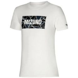 Kleidung Herren T-Shirts Mizuno Athletic Tee Weiss
