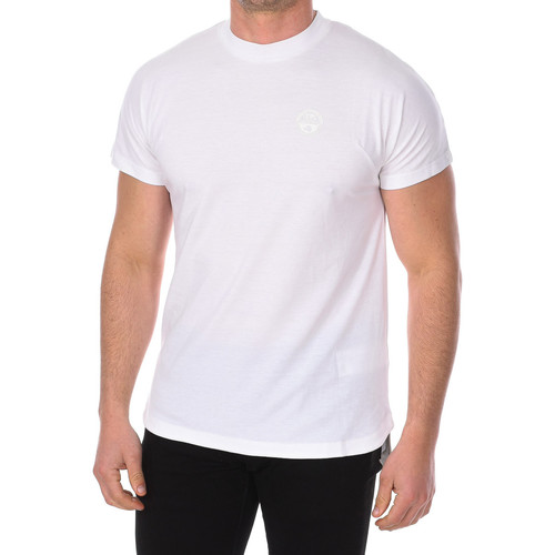 Kleidung Herren T-Shirts Napapijri N0YJAE-002 Weiss