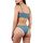 Kleidung Damen Bikini Admas 2-teiliges Bikini-Set Bandeau Daisy Blau