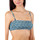 Kleidung Damen Bikini Admas 2-teiliges Bikini-Set Bandeau Daisy Blau
